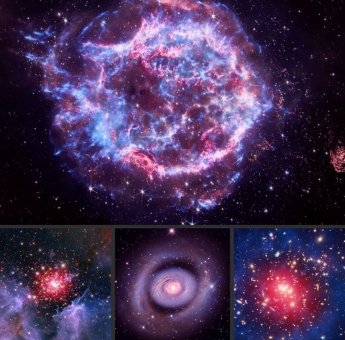 NASA показало космос у кольорах американського прапора — фото 1