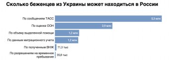 В России находится в разы меньше беженцев из Украины, чем заявляют власти — фото 1