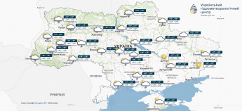 Карта погоди в Україні 3 вересня