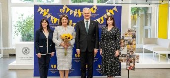 Президент Литви особисто привітав Український центр з річницею