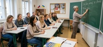 Українці на курсах чеської мови