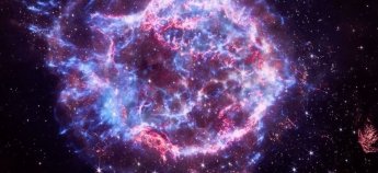 NASA показало космос у кольорах американського прапора