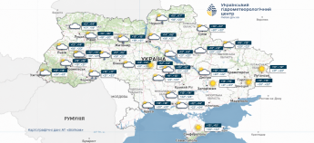 Карта погоди в Україні 18 вересня