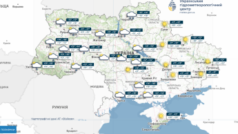Карта погоди 9 жовтня