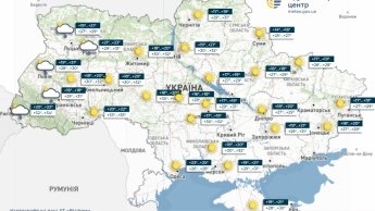 Карта погоди в Україні 2 серпня