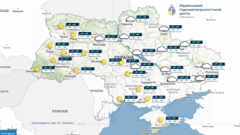 Карта погоди 4 жовтня