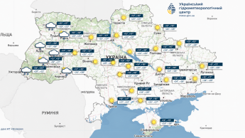 Карта погоди 10 вересня