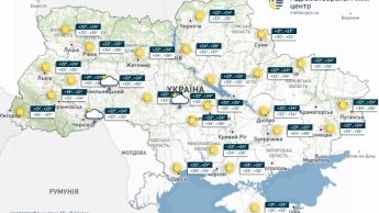 Карта погоди в Україні 6 серпня