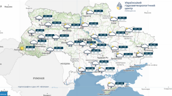 Карта погоди в Україні 20 жовтня