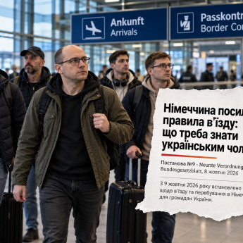 Нові правила в'їзду до Німеччини з 9 жовтня