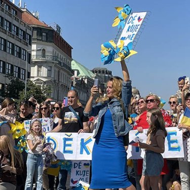 В Празі також вийдуть на протест проти російських бомбардувань українських міст