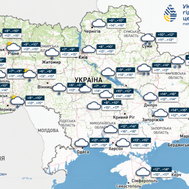Карта погоды 23 сентября