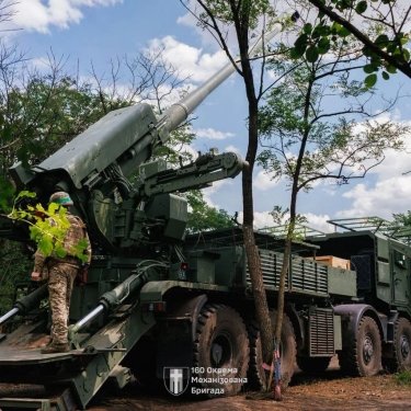 Українська САУ на позиції
