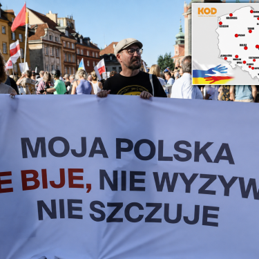 Марши протеста в Польше против нападений на украинцев