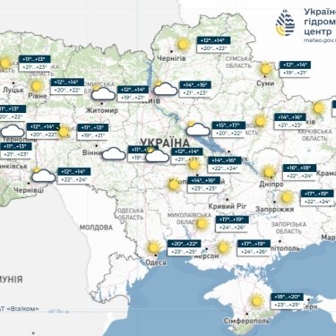 Погода в Україні 13 серпня