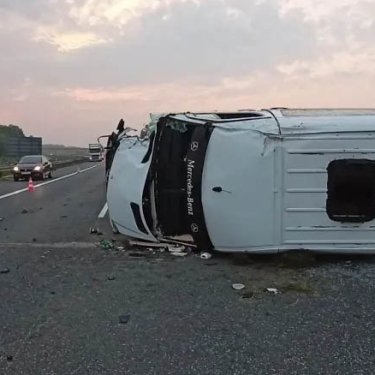 В Польщі перекинувся бус з українцями