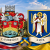 Гербы Кембриджа и Киева