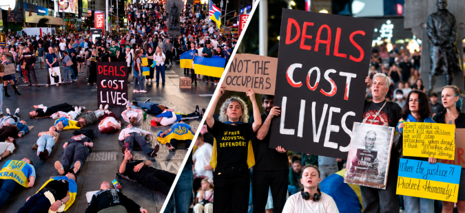 Акція протесту на Times Square