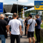 Українці на кордоні з Польщею