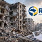 Зруйнований будинок і логотип RD4U