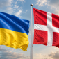 Прапори України та Данії