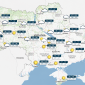 Карта погоди в Україні 31 серпня