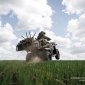 Боец президентской бригады на линии фронта